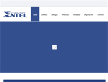 Tablet Screenshot of entelsecuritysystems.com.br